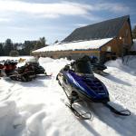 Snowmobile Stop at Ebenezer's Pub